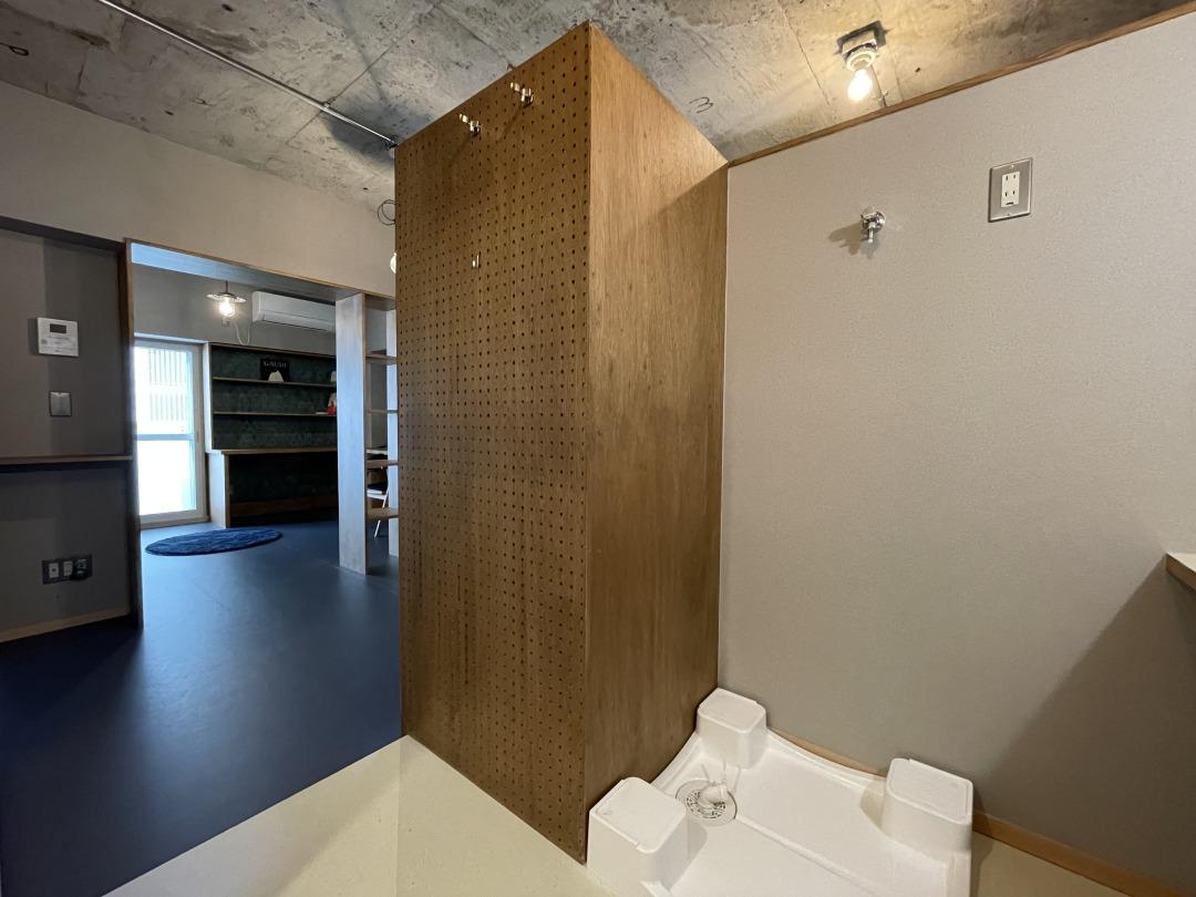 大阪市城東区中央1丁目の賃貸物件/洗濯機も洗面室に