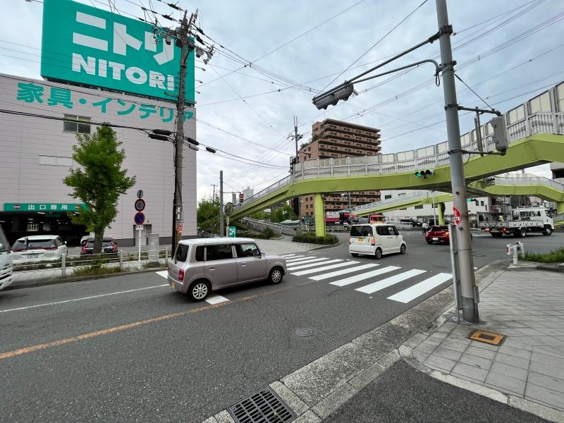 大阪市住之江区緑木2丁目の賃貸物件/ニトリの向かい側、物件付属の駐車場は有りません。