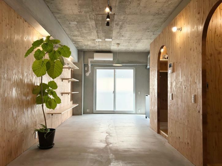 大阪市都島区都島中通の賃貸物件/グリーンを沢山置きたくなる空間