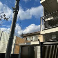 大阪府豊中市豊南町西の賃貸物件/マンション上空に飛行機が飛びます！