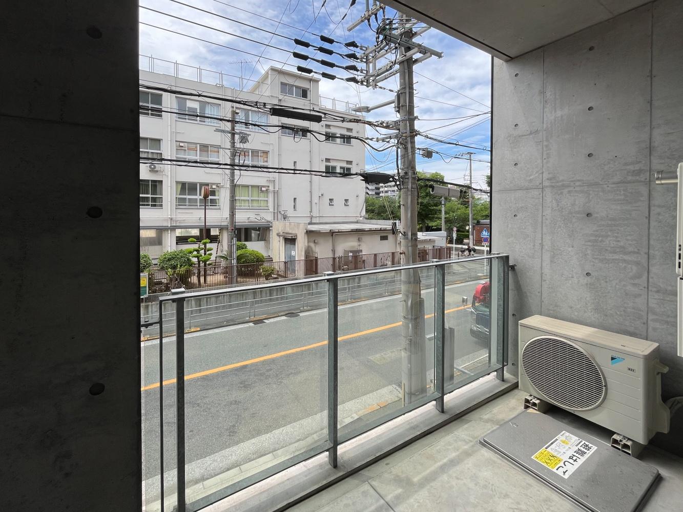 大阪府大阪市港区市岡元町3丁目の賃貸物件/201号室のバルコニーからの眺望。