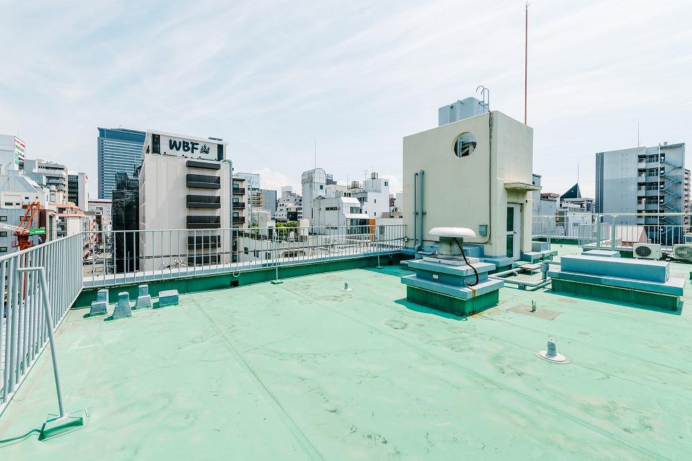 大阪市浪速区元町の賃貸物件/共用の屋上もあります。