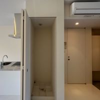 大阪市西区京町堀2丁目の賃貸物件/収納式洗濯機スペース。