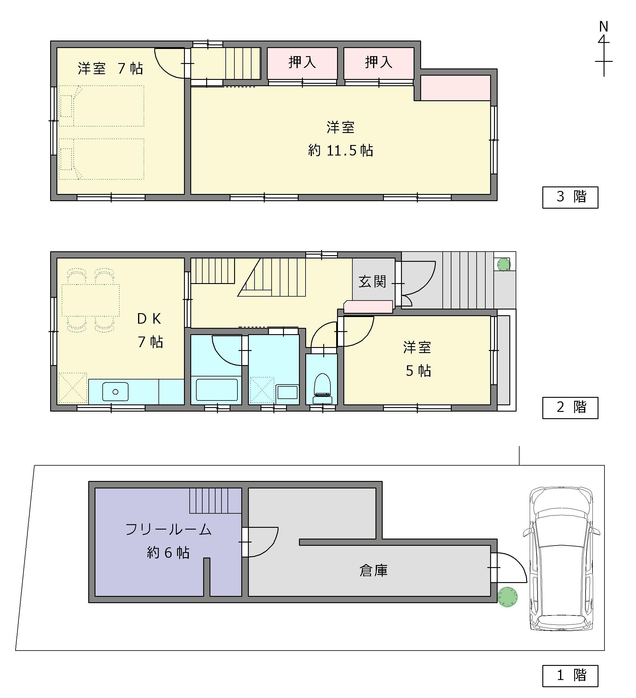 東大阪市額田町の賃貸物件