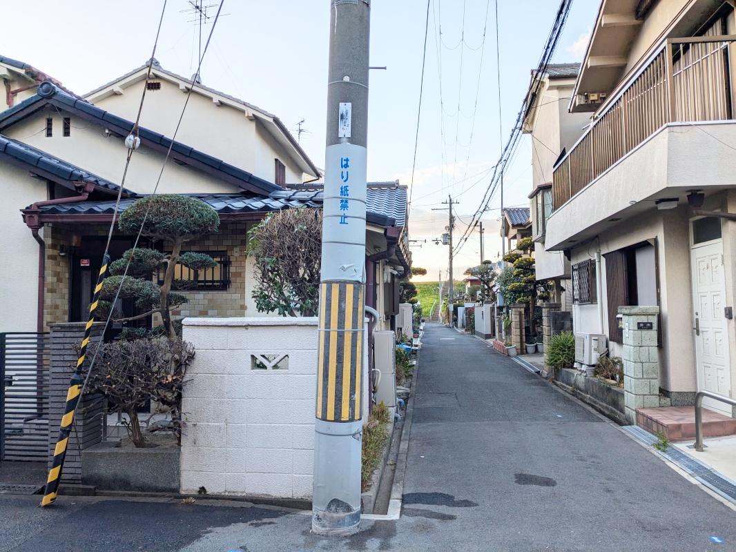 大阪府大阪市旭区太子橋３丁目の賃貸物件/家から出てすぐに淀川の河川敷が見える距離にあります。