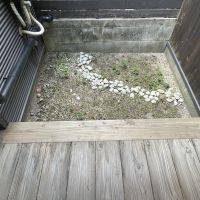 大阪市北区豊崎１丁目の賃貸物件/専用庭。大き過ぎない扱いやすい広さです。