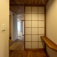 大阪府大阪狭山市西山台6丁目の売買物件/玄関の扉を開けると広がる空間。