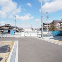 藤井寺市沢田３丁目の売買物件/正面に見えるのがD号地、C号地。