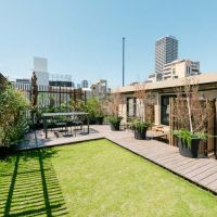 大阪市天王寺区石ヶ辻町14番6号の賃貸物件/共用のルーフテラス。ちょっとした気分転換や休憩に