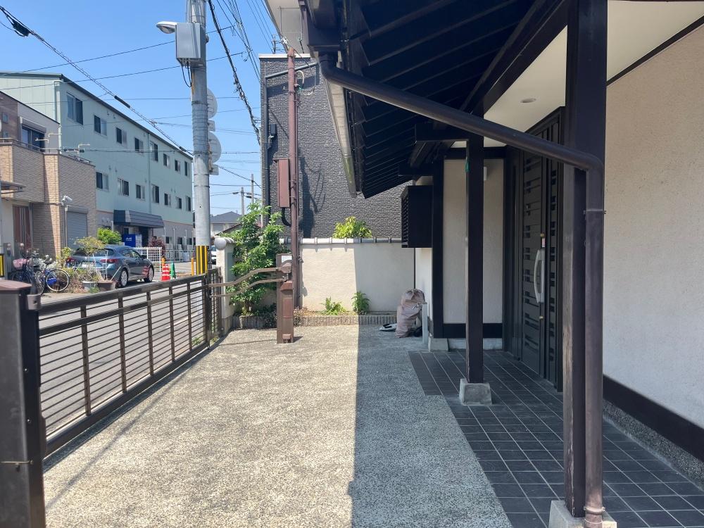 大阪市平野区加美西1丁目の賃貸物件/外構もたっぷり取られています