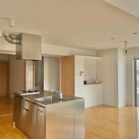 大阪市住吉区大領4丁目の賃貸物件/5C。建具を開け放てば大きく広がる空間