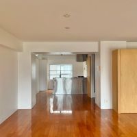 大阪市住吉区大領4丁目の賃貸物件/2-A。白の塗装壁、建具のナチュラルな風合いが印象的です