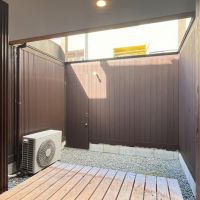 大阪市旭区大宮5丁目の賃貸物件/専用庭。
