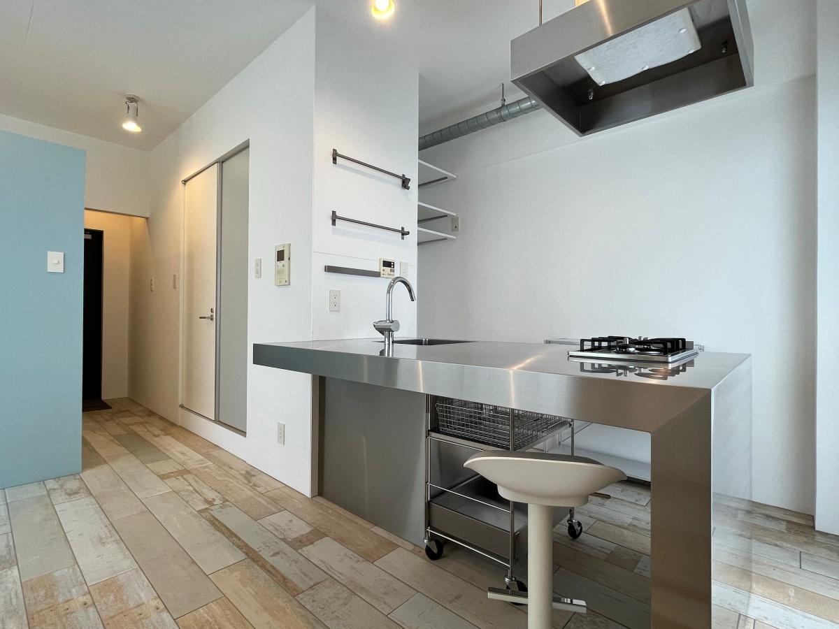 大阪府豊中市桜の町の賃貸物件/【306】カウンターにもなるキッチン。