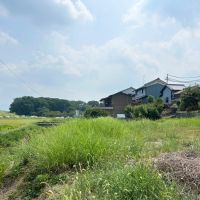 奈良県北葛城郡河合町川合の売買物件/建物北側には畑や草木が広がります。