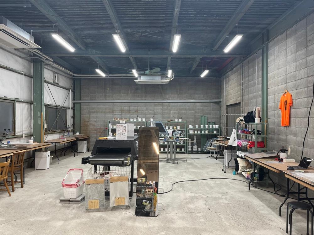 大阪府大阪市住之江区北加賀屋５丁目の賃貸物件/ワークショップコーナー。ざっくりした自由度の高い空間って、面白い。