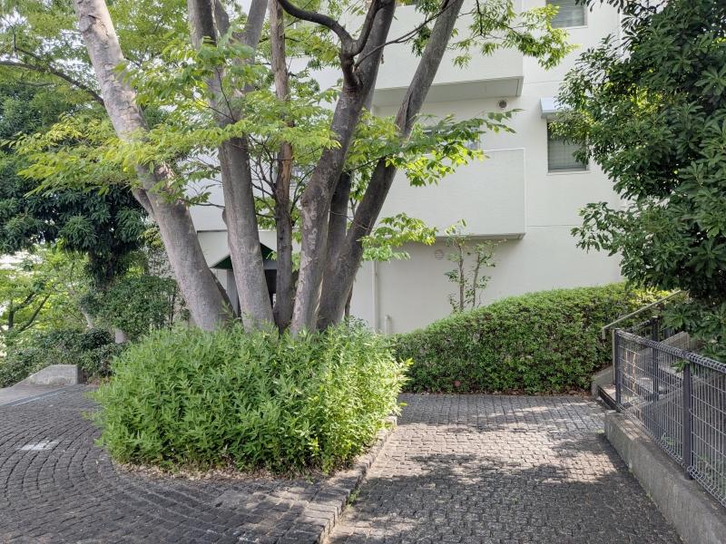 豊中市北緑丘3丁目の売買物件/敷地内は各所に公園や緑地スペースがあり、歩いていても気持ちが良いです。