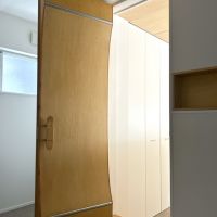 高槻市弥生が丘町の売買物件/大工さん渾身のスケートボードを模した建具