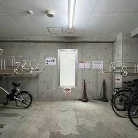 大阪市中央区久太郎町2丁目の賃貸物件/駐輪場。