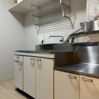 大阪市西区南堀江4丁目の賃貸物件/ガステーブル設置可能なキッチン。