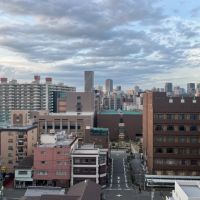 大阪市西区南堀江4丁目の賃貸物件/共用廊下側の眺望。