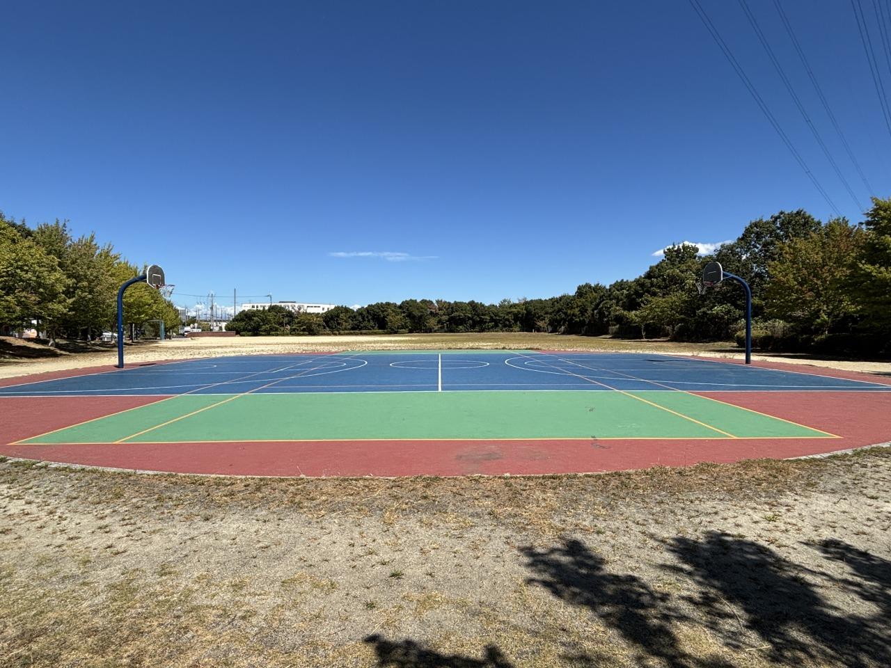 大阪府和泉市久井町の売買物件/近くの公園では整備されたバスケットコートがあります。