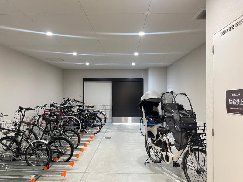 大阪府大阪市都島区網島町の賃貸物件/駐輪場。