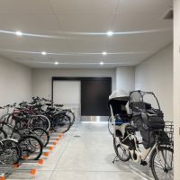 大阪府大阪市都島区網島町の賃貸物件/駐輪場。