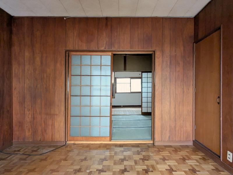 大阪府東大阪市横沼町3丁目の賃貸物件/3部屋の繋がりはこんな感じ。
