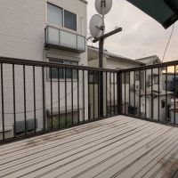 大阪府東大阪市横沼町3丁目の賃貸物件/道路と反対側にはゆとりあるバルコニー。