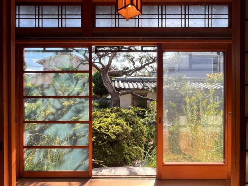 泉佐野市鶴原3丁目の賃貸物件/和室からの眺望。