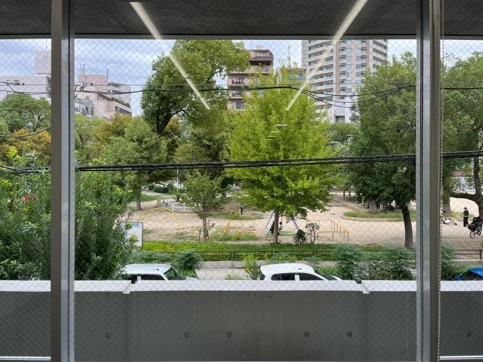 大阪府大阪市中央区神崎町の賃貸物件/公園ビュー。