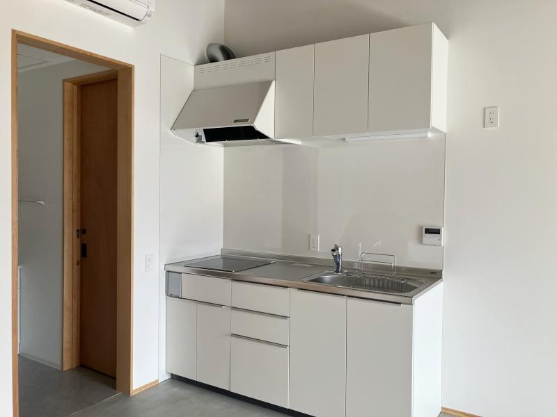 大阪市東成区中本5丁目の賃貸物件/キッチンはすっきり使いやすく。