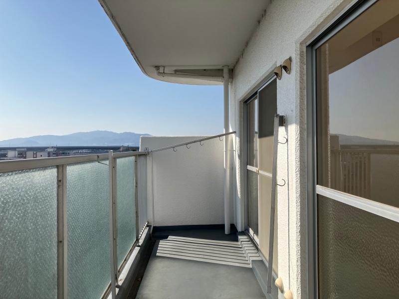 大阪府池田市神田１丁目の賃貸物件/南側バルコニー、サブと侮ることなかれ。