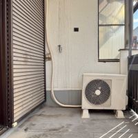 大阪市住吉区大領5丁目の賃貸物件/バルコニーはちょうどいい広さ。