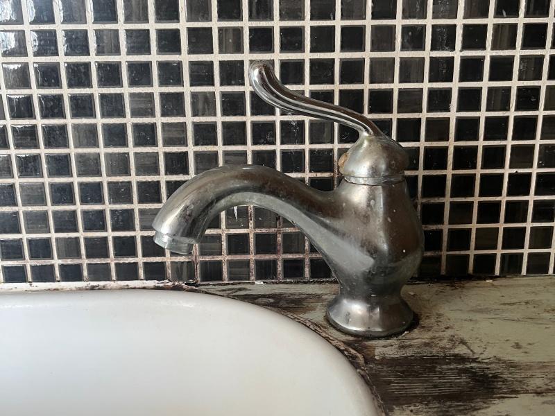 大阪市住吉区大領5丁目の賃貸物件/魔人が出てきそうな可愛い蛇口。