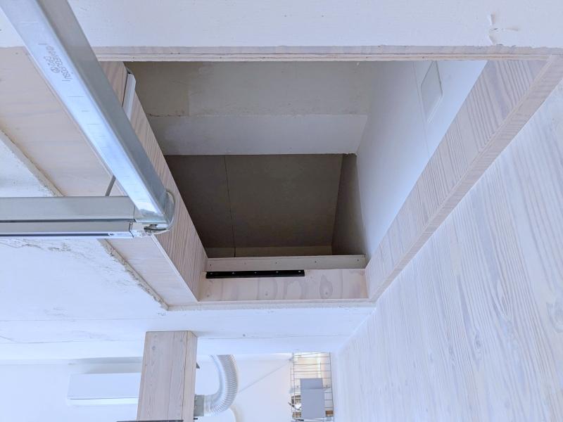 大阪府豊中市上新田４丁目の賃貸物件/ハシゴは掛ければ屋根裏の収納も使えます。