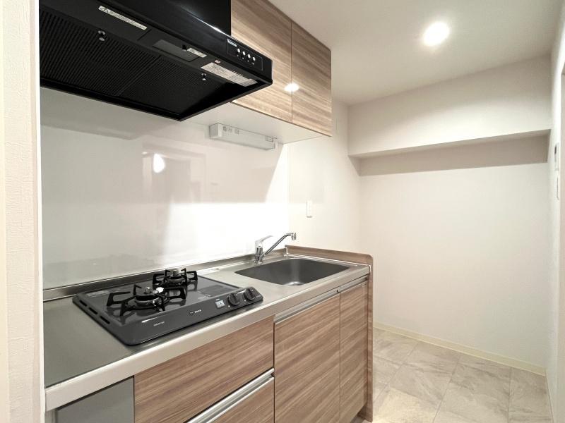 大阪市都島区中野町4丁目の賃貸物件/一人暮らしでもしっかりと自炊ができるキッチン。