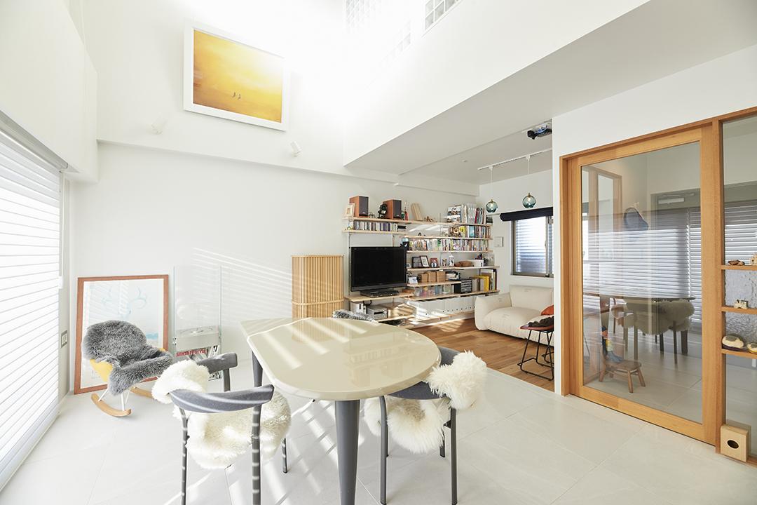 大阪市中央区安堂寺町1丁目の賃貸物件/贅沢さを内包したリビング