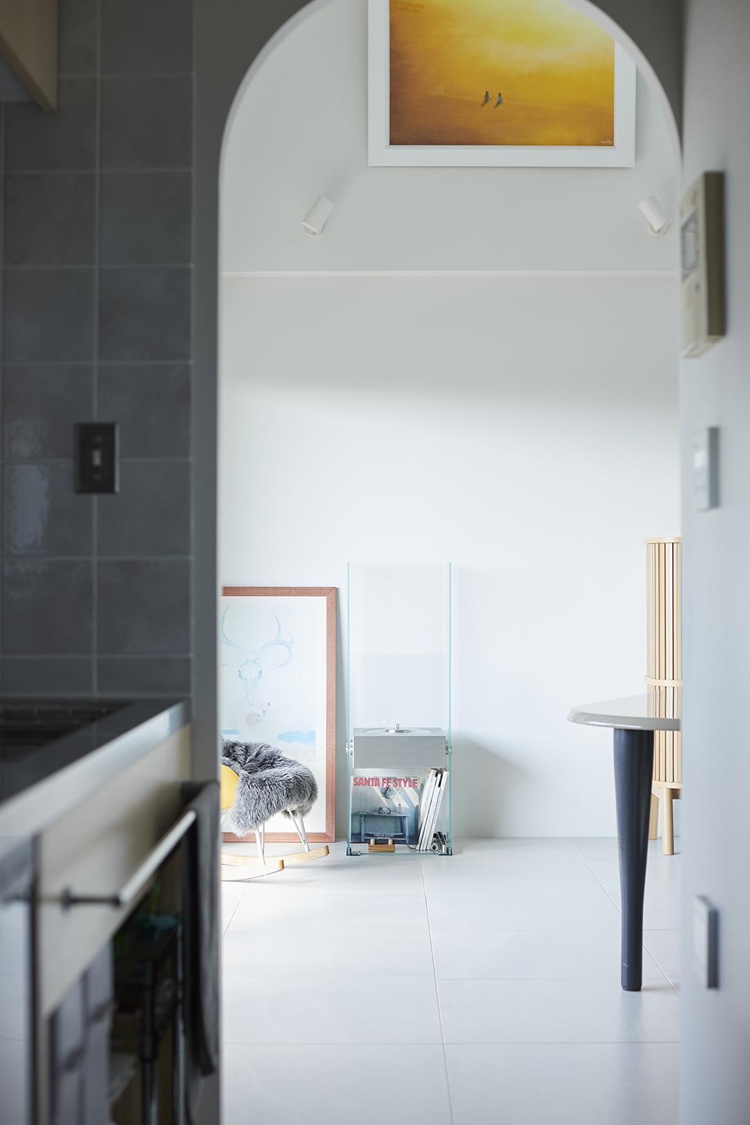 大阪市中央区安堂寺町1丁目の賃貸物件/キッチンからの風景が美しい。