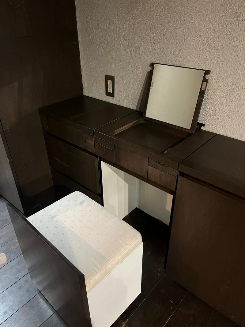 大阪市住之江区東加賀屋2丁目の賃貸物件/プチ仕掛け③：なんということでしょう！ドレッサーも隠されています。