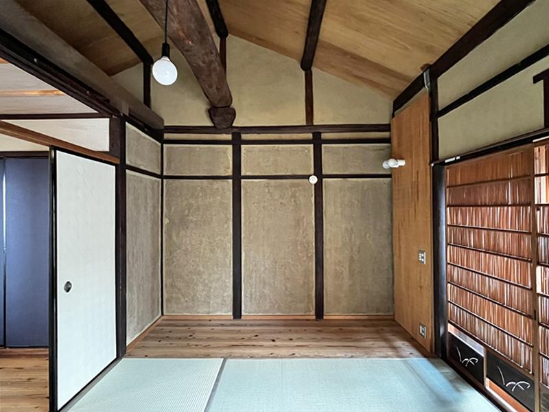 大阪市北区豊崎１丁目の賃貸物件/開放的な和室、面積以上に広く感じます。