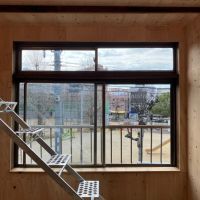 大阪市港区八幡屋1丁目の賃貸物件/公園がよく見えます。