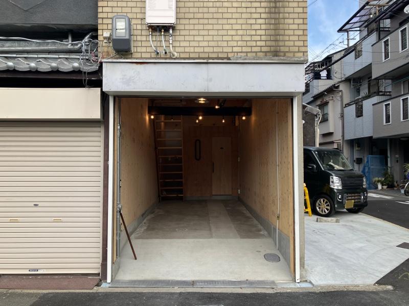 大阪市港区八幡屋1丁目の賃貸物件/事務所、店舗利用可能のガレージハウス。