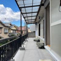 大阪府枚方市池之宮２丁目の賃貸物件/ベランダ。椅子やテーブルを置いて、テラスとして使うのも気持ちよさそう。