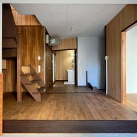 大阪府枚方市池之宮２丁目の賃貸物件/玄関②：間取り図では、土間と表記されているところ。