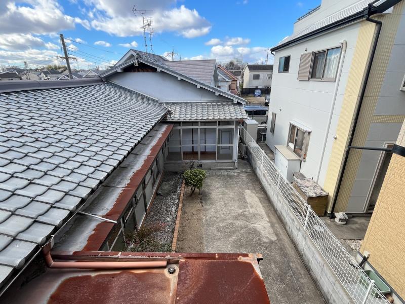 大阪府枚方市池之宮２丁目の賃貸物件/2階からの眺め。