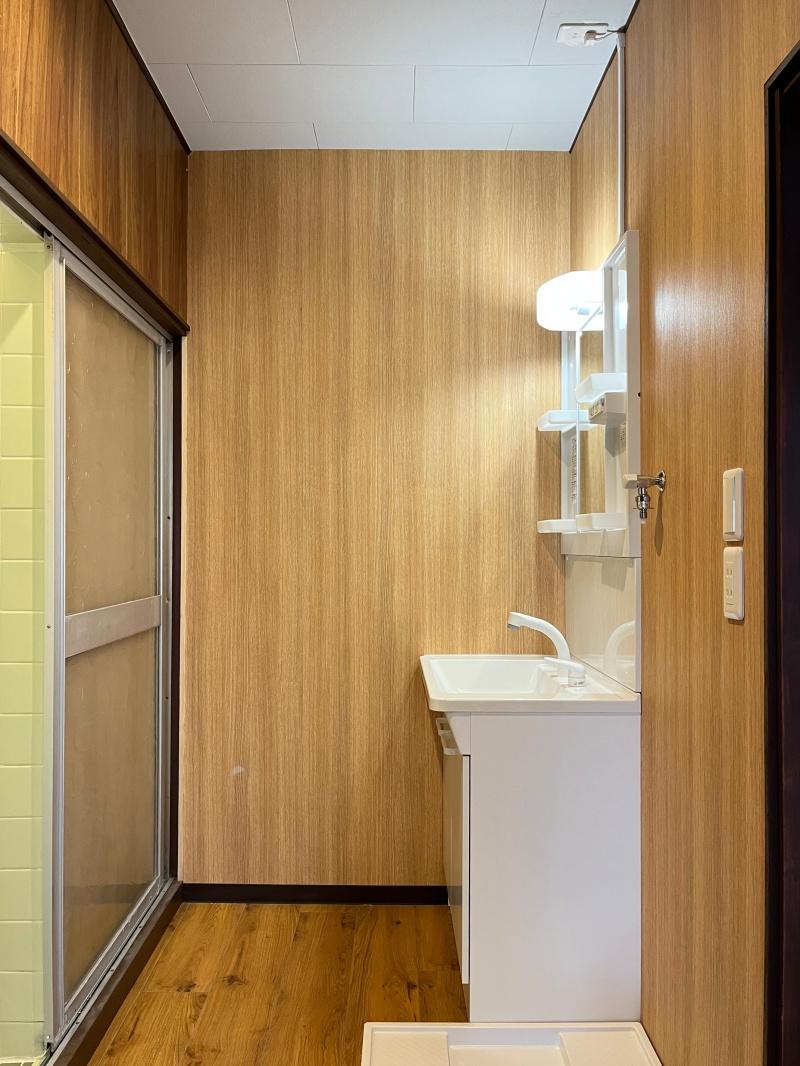 大阪府枚方市池之宮２丁目の賃貸物件/洗面。