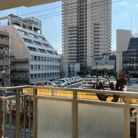 大阪府大阪市北区天神橋3丁目の売買物件/バルコニーからの眺望。