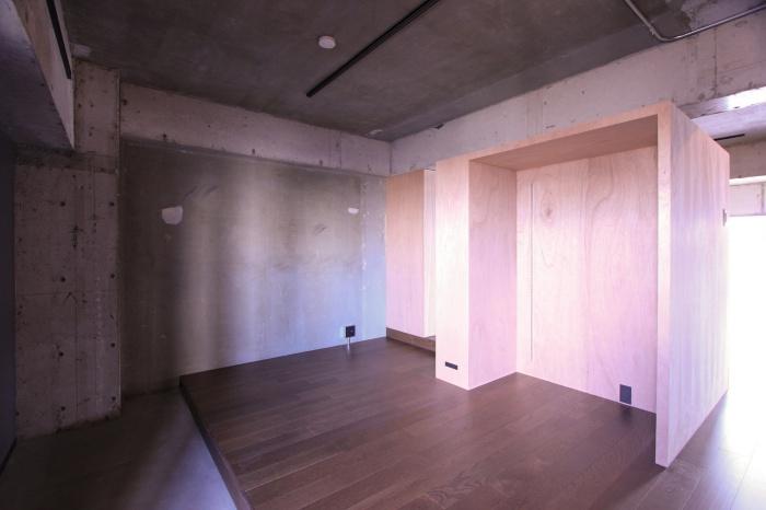 大阪市都島区内代町2丁目の売買物件/空間をゆるやかに仕切る収納ユニット。